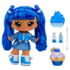 Meisjes|Tienerpoppen> Yummiland Large Doll + Lipgloss Pet- Rory Blueberr