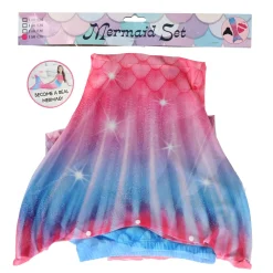 Meisjes> Zeemeerminstaart set + bikini 6-7 jaar
