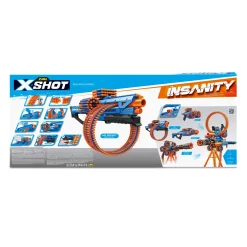 Blasters|Jongens></noscript>Zuru X-Shot insanity mad mega barrel blaster  (72 darts)