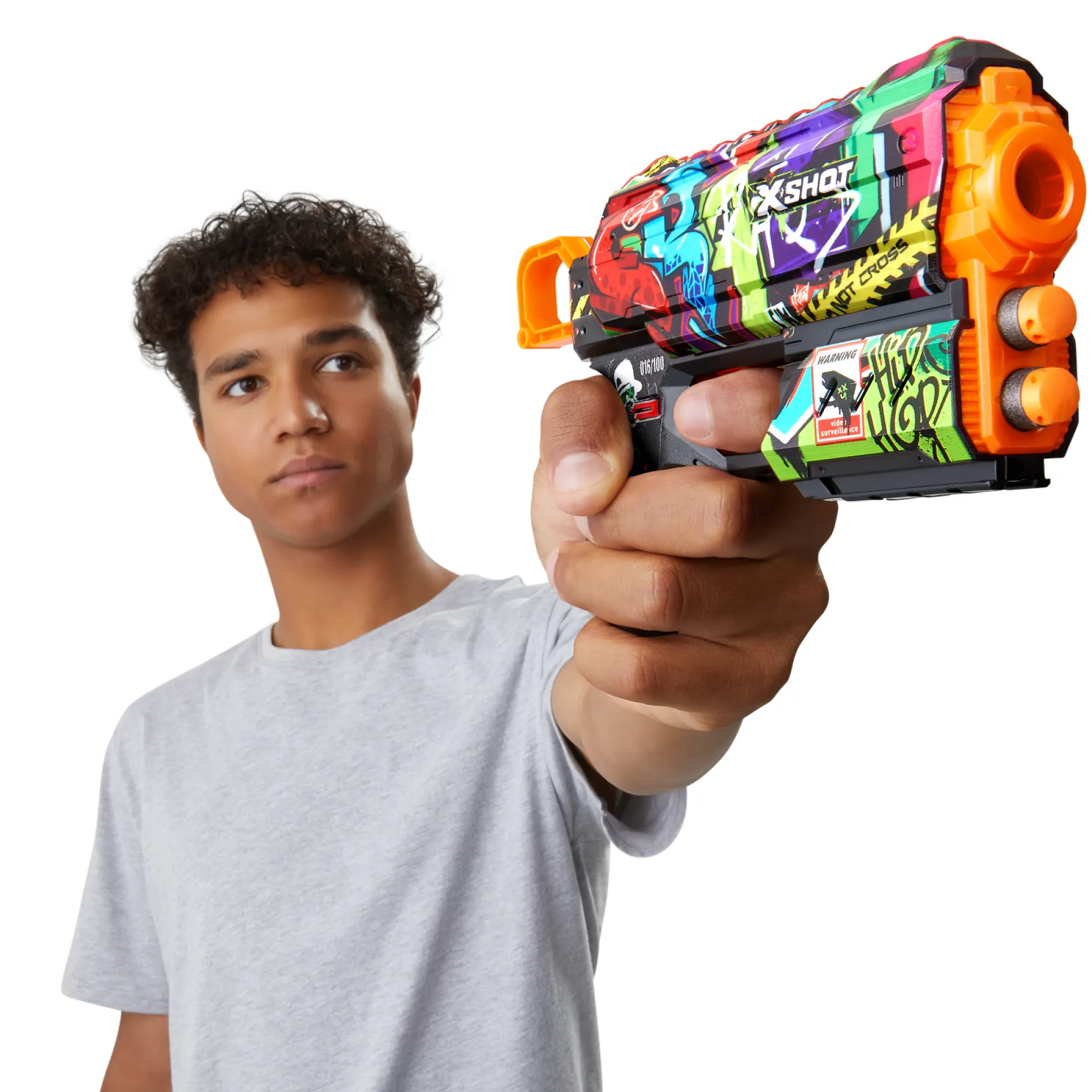 Blasters|Jongens>Zuru X-Shot Skins Flux Met 8 Darts