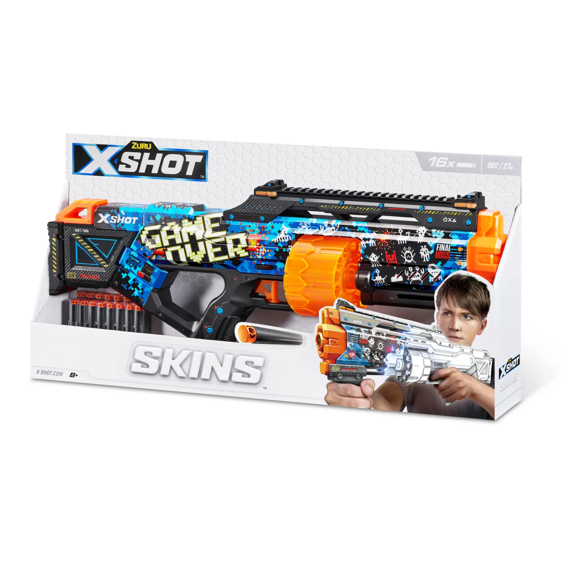 Blasters|Jongens>Zuru X-Shot Skins Last Stand Met 16 Darts