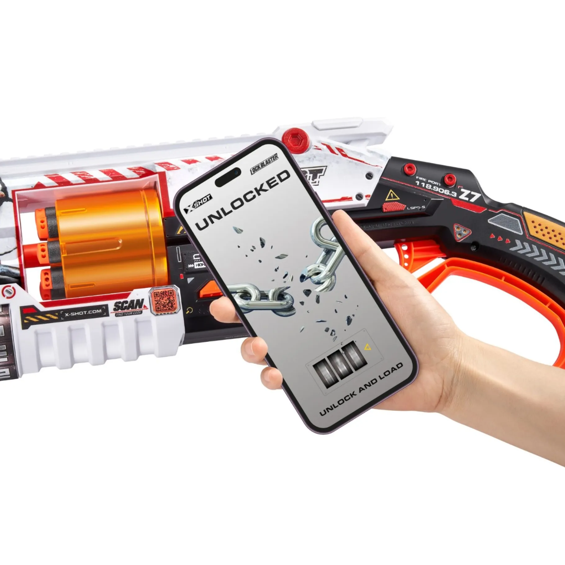 Blasters|Jongens>Zuru X-Shot skins lock gun (16 darts)